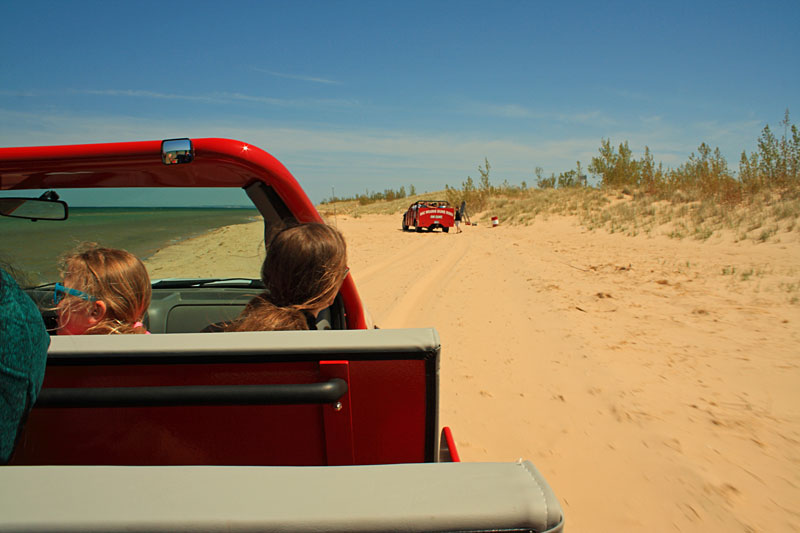 the beach stop on the mac woods dune rides